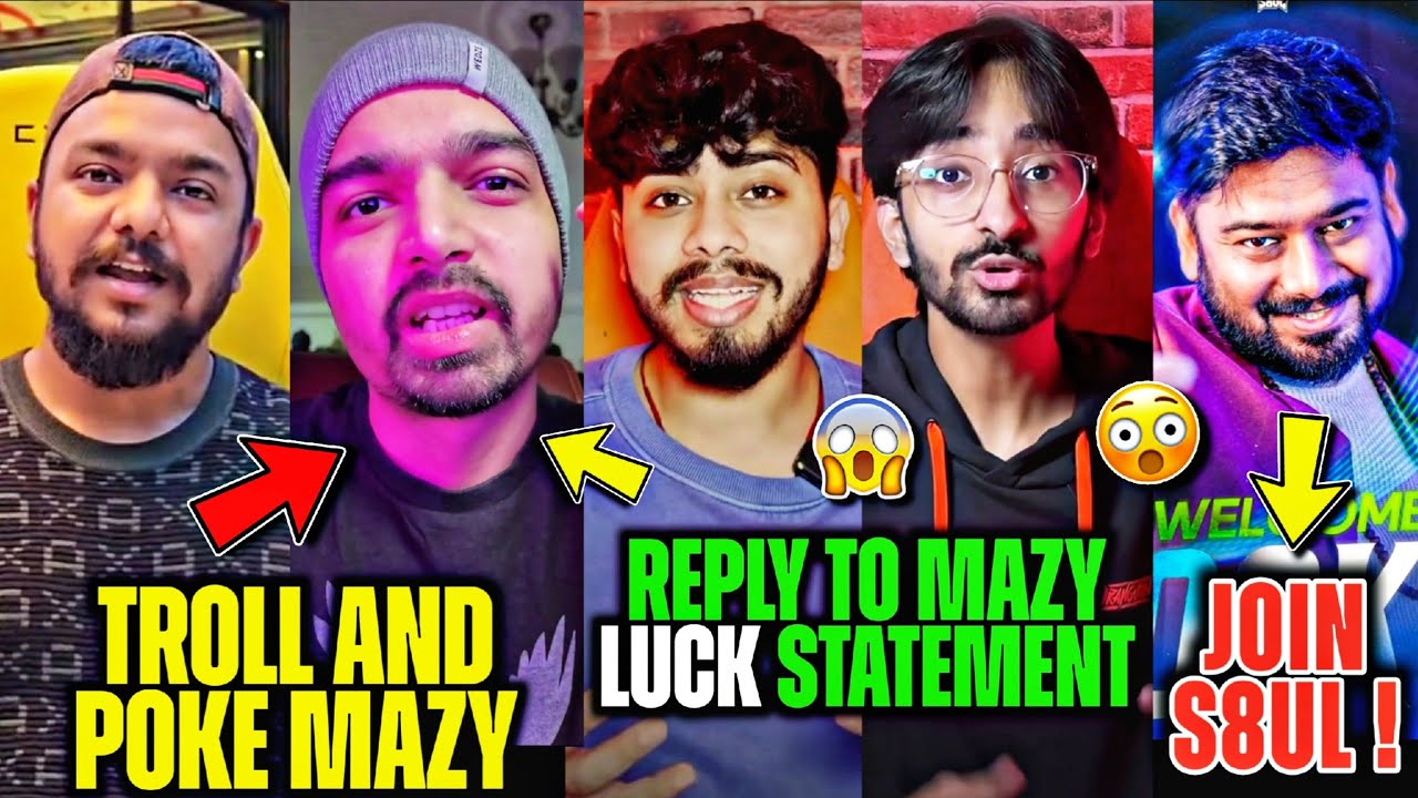Rocky Bhai Join S8UL🚀AKOP Reply on MAZY Statement😱 GodL GURU Troll Mazy😳 GodL, Sid, Jonathan, Scout😳