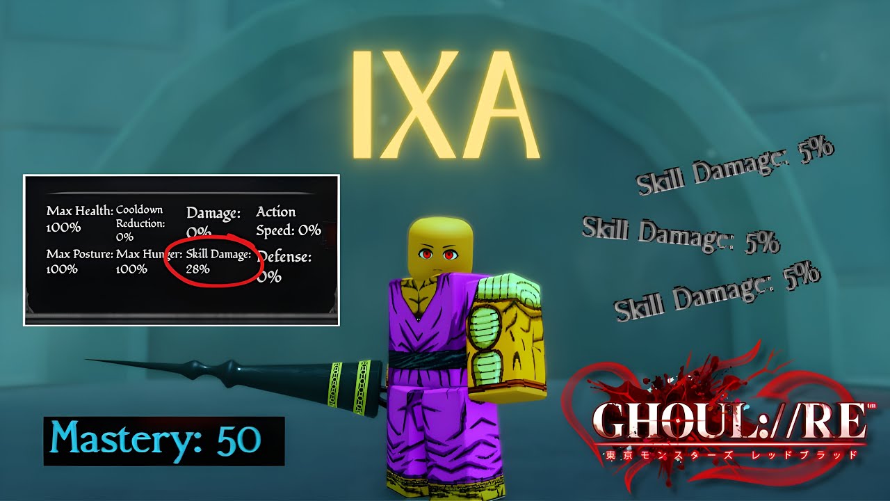 THIS MAX SKILL DMG BUILD W/ IXA IS DIFFERENT | Ghoul://Re