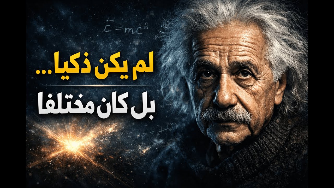 ألبرت أينشتاين | العبقري المجنون الذي كسر قوانين التفكير🤷🏻‍♂️🔥
