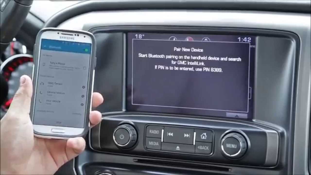 GMC IntelliLink System: Pairing Your Phone