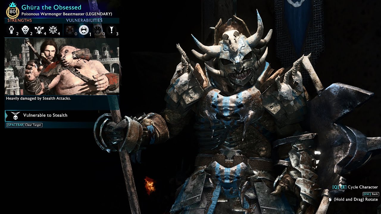 Shadow of war - the beastmaster who won 39 consecutive ranked pit fights