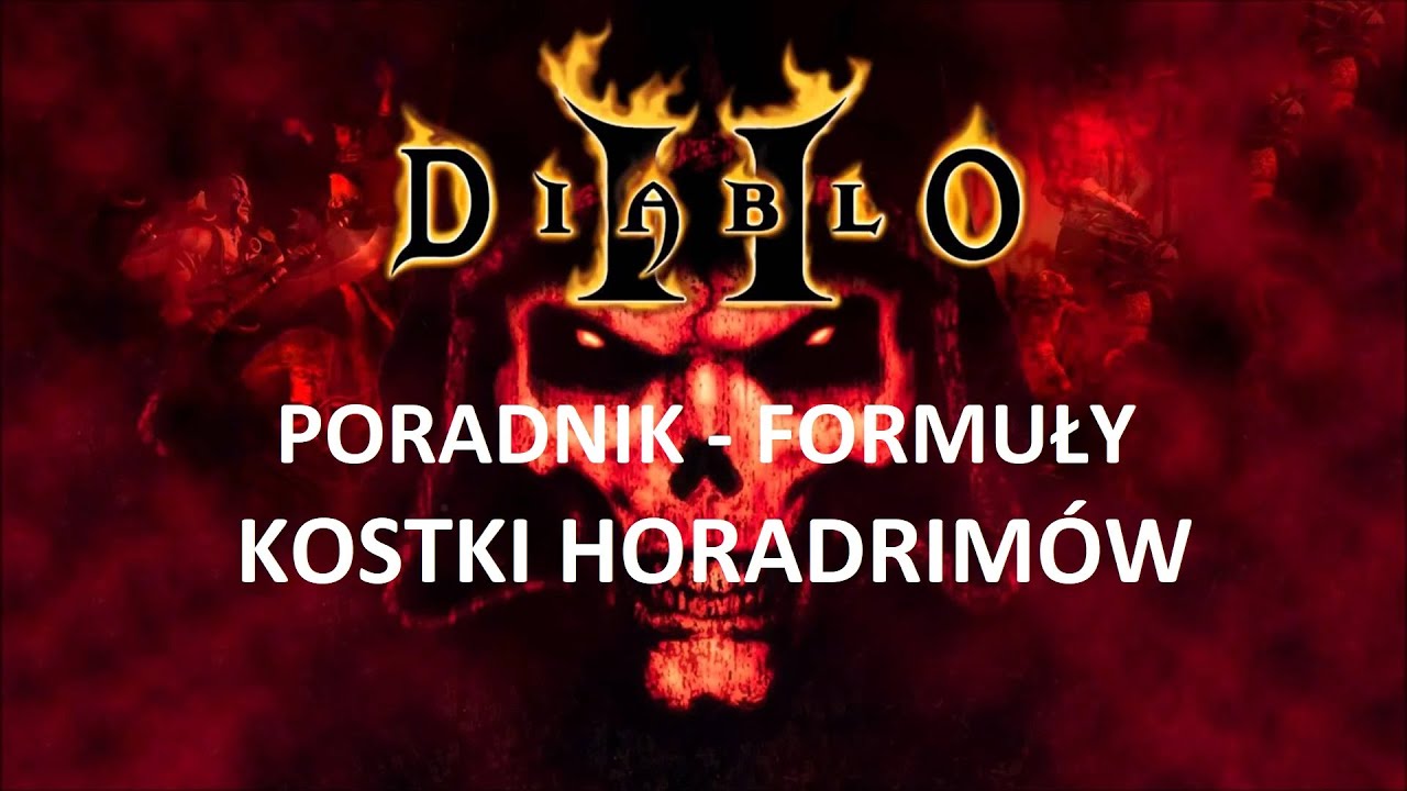 Diablo 2 poradnik - formuły w kostce horadrimów