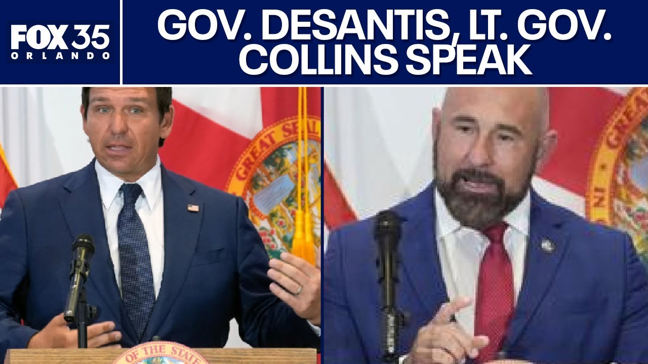 LIVE: Gov. DeSantis, Lt. Gov. Collins speak in Plant City