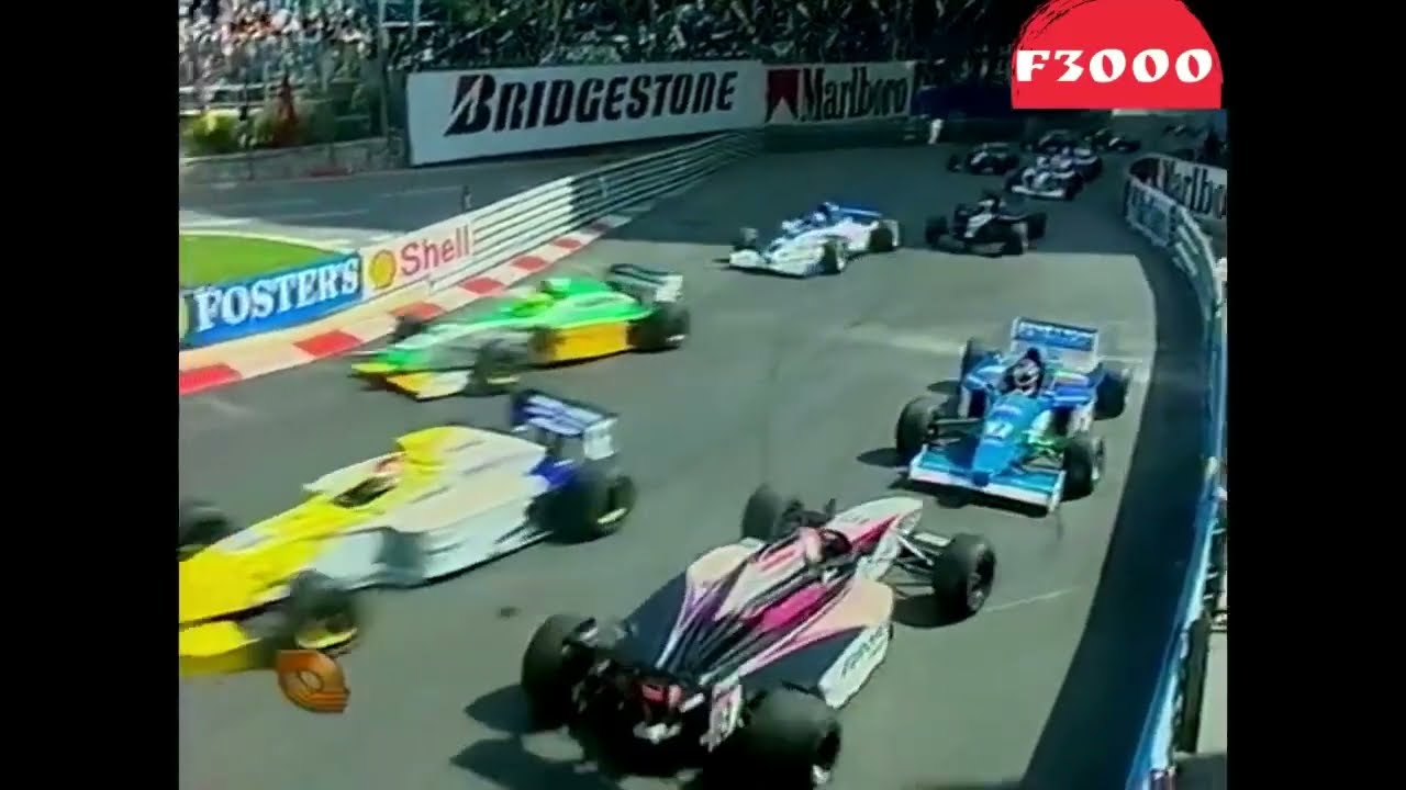 1999 May 15 - F3000 @ Monaco - Paolo Ruberti nudged Jamie Davies at race start