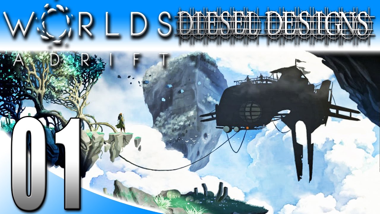 Worlds Adrift Alpha Gameplay :EP1: Salvage, Craft, and Build a Ship! (PC MMO SandBox HD)