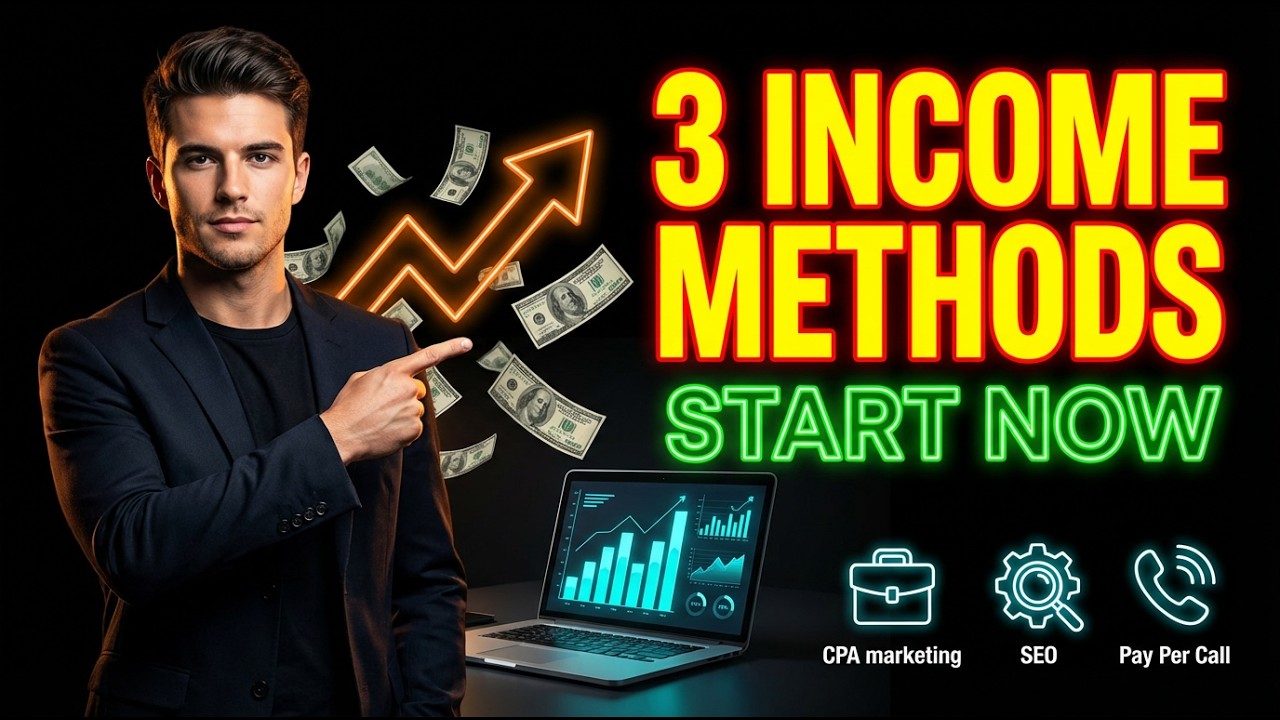 3 Online Income Methods You MUST Start Now in 2026 (CPA, Advanced SEO & Pay Per Call)