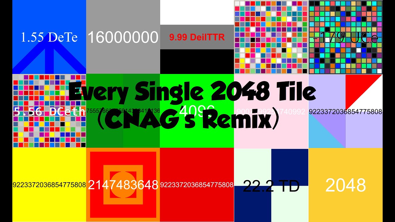 Every Single 2048 Tile (CNAG's Remix)