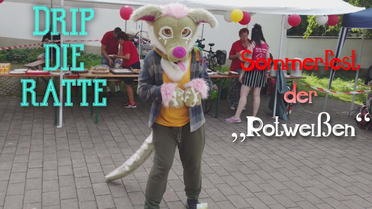 Drip die Ratte zu Besuch beim Sommerfest der „Rotweißen“ | HFF13 | 26. August 2023 | #Furry | Tankii
