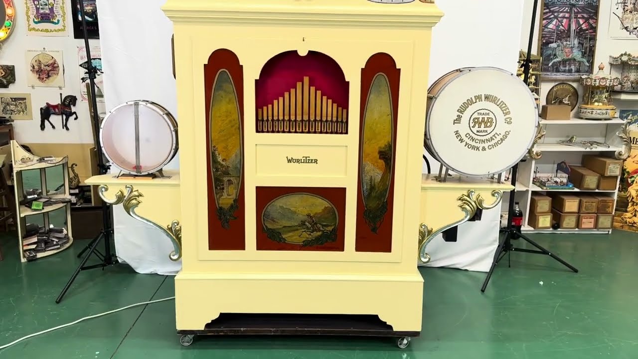 Keyless Early Wurlitzer Special Carouselle Organ Style 146 Band Organ