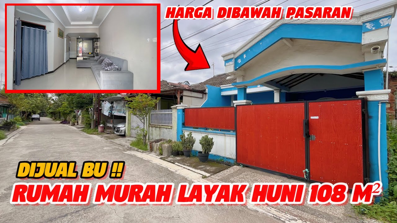 Dijual BU !! Rumah tipe 95/108 || 3 KM TIDUR,2 KM MANDI  Harga murah dibawah pasaran  taman kebalen