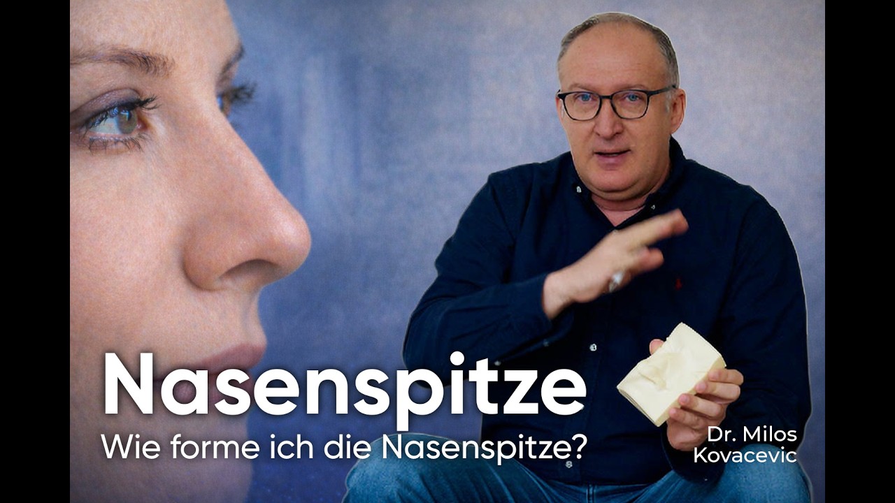 Wie forme ich die Nasenspitze?