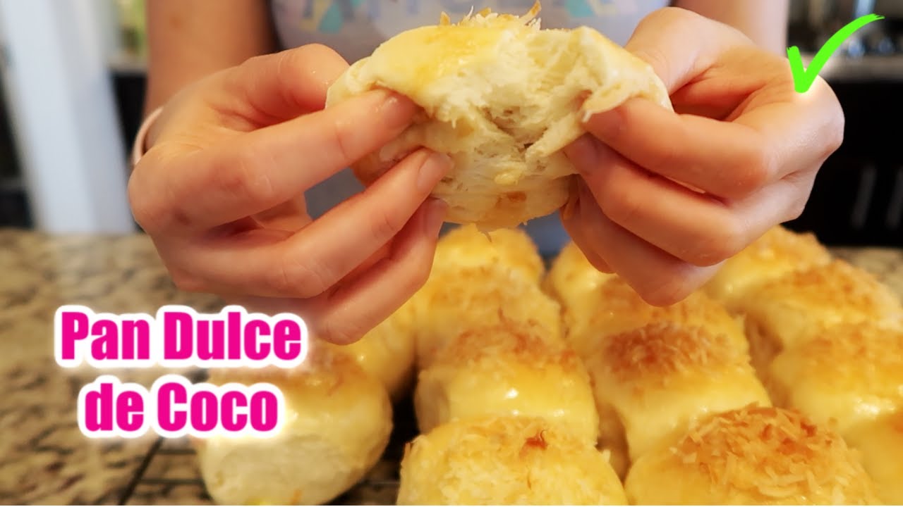🍞🥥LA MEJOR RECETA DE PAN DULCE!!! Pan dulce de coco🍞🥥