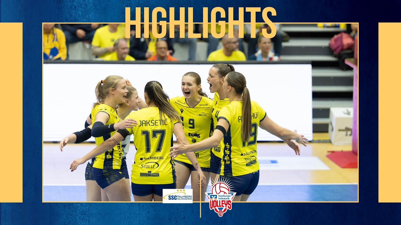 Highlights: SSC Palmberg Schwerin - ETV Hamburger Volksbank Volleys