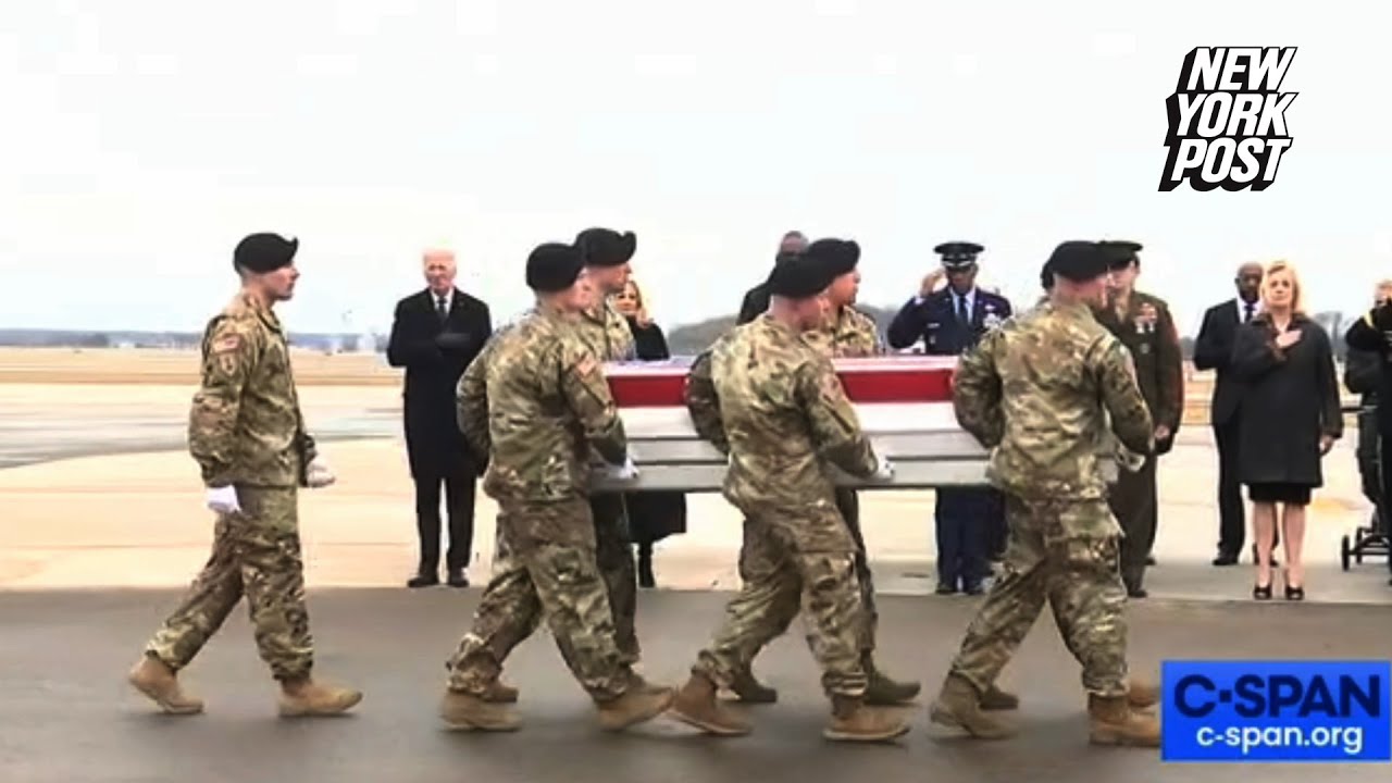 Biden meets at Dover with families of troops killed in Jordan attack