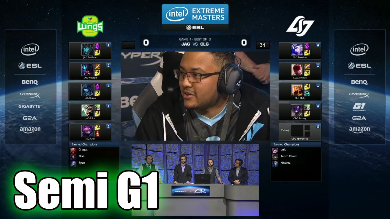 CLG vs Jin Air Greenwings | Game 1 Semi Finals IEM San Jose LOL 2015 | CLG vs JAG G1 IEM