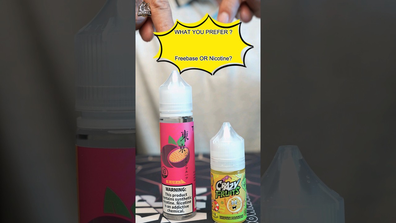 What you like 🔥FREEBASE or NICOTINE🔥#vape #gadgets