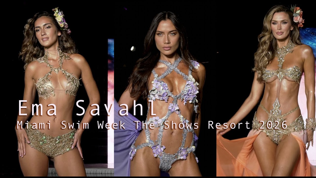 Ema Savahl Miami Swim Week The Shows Resort 2026 4K