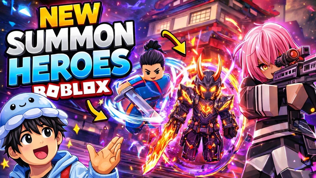 I Found the MOST BROKEN Hero in this ~NEW~ Summon Heroes Game!!! (Lv 100)