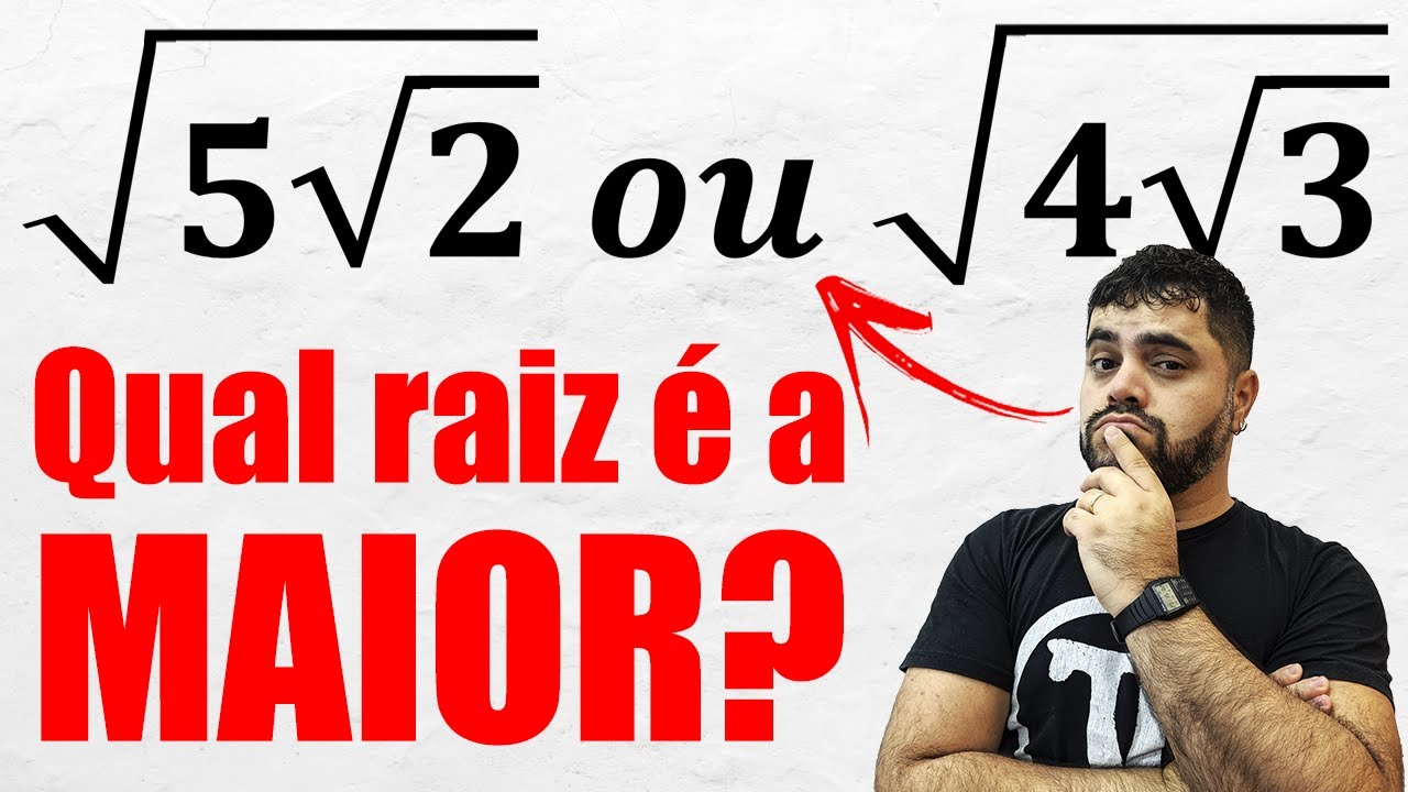 💡 QUAL RAIZ QUADRADA É MAIOR? Raiz Quadrada Dentro de Outra Raiz Quadrada 😱 Você Consegue Desbugar?