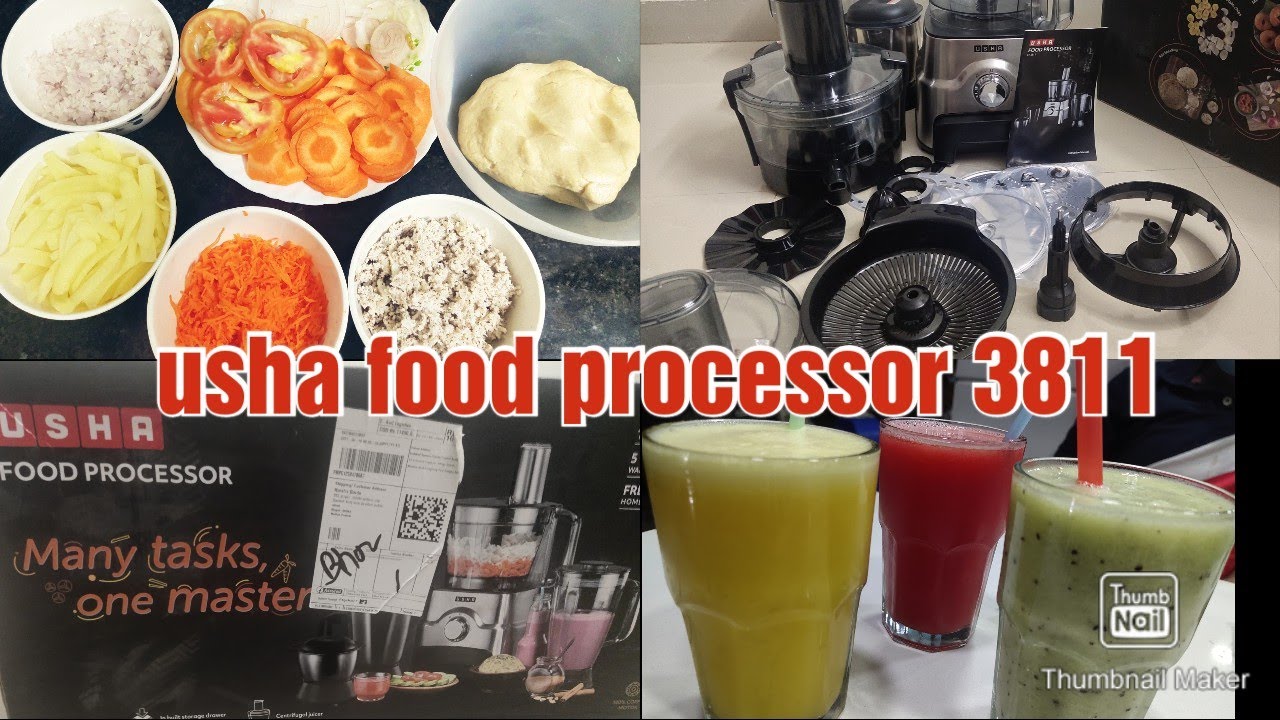 Usha Food processor Unboxing|Best food processor |Model No.3811| usha FP Demo|Review video