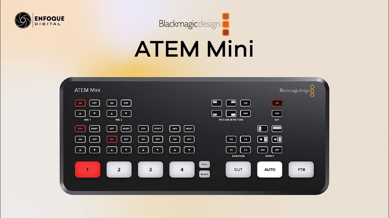 Unboxing Blackmagic Atem Mini (En Espa&ntilde;ol) - Enfoque Digital