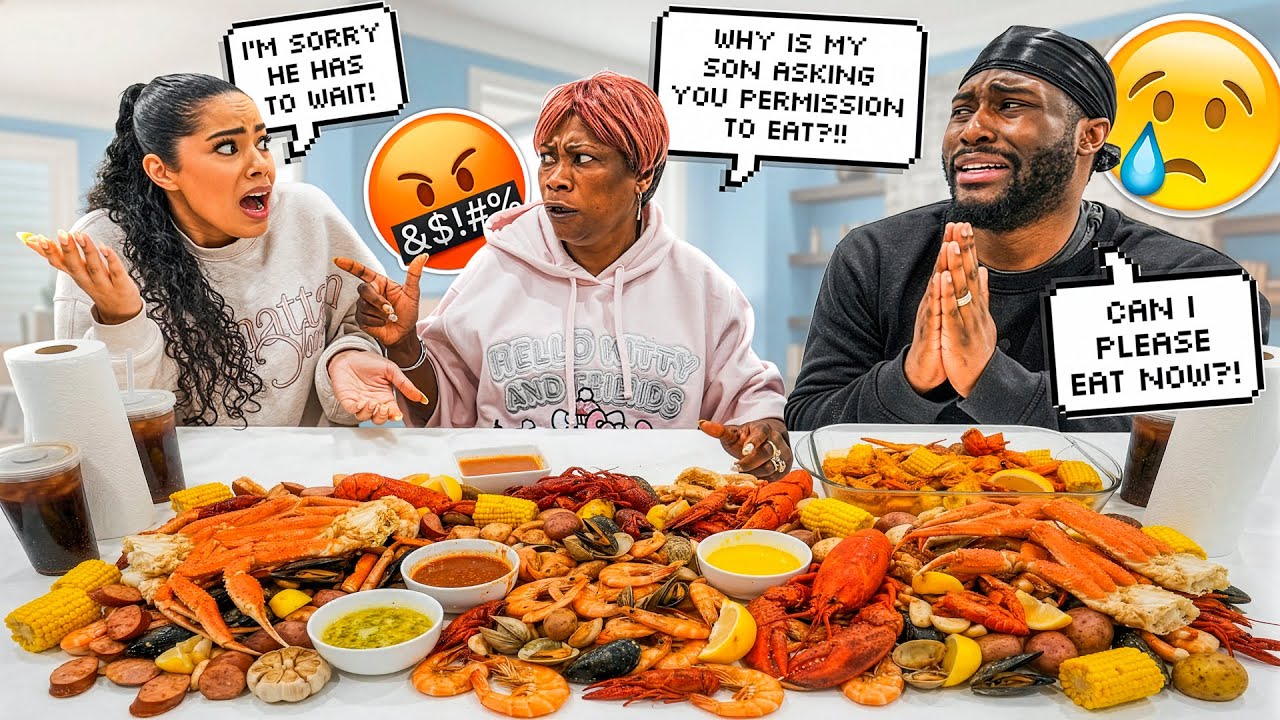 Asking My Wife For PERMISSION To Eat In Front Of My Jamaican Mom PRANK! * SHE SNAPS*