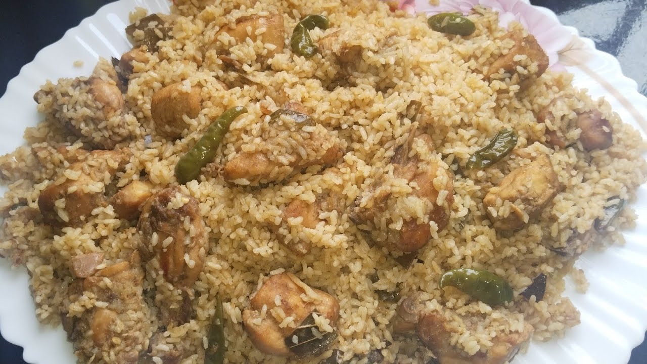 ব্রয়লার মুরগির মাংস দিয়ে রাধুনী তেহারি মসলায় ঝটপট চিকেন তেহারির রেসিপি। Chicken tehary by radhuni.