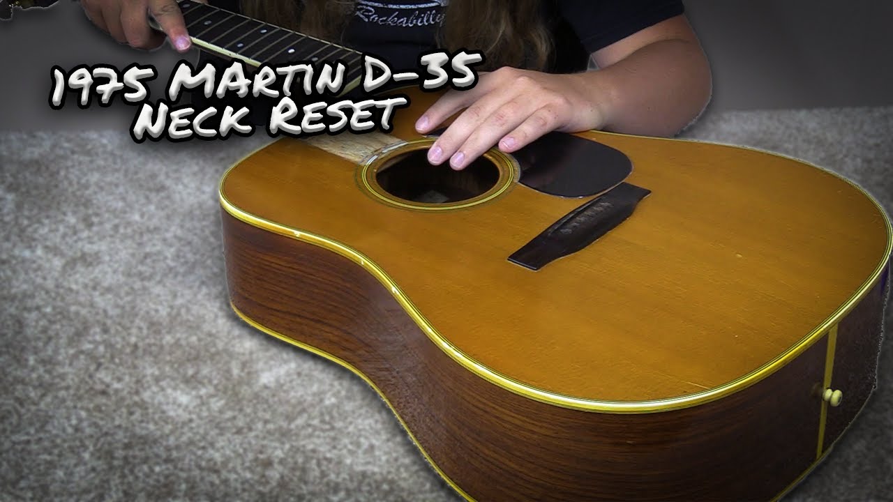 1975 Martin D-35 Neck Reset