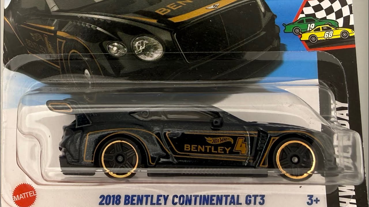HOT WHEELS 2018 BENTLEY CONTINENTAL GT3 7/10 RACE DAY FROM 2025 
