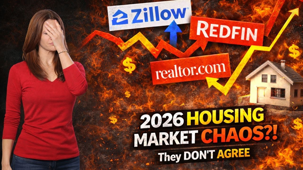 2026 Zillow, Redfin, RealtorCom - Housing Market Predictions Are All Over the Place | Here's Why