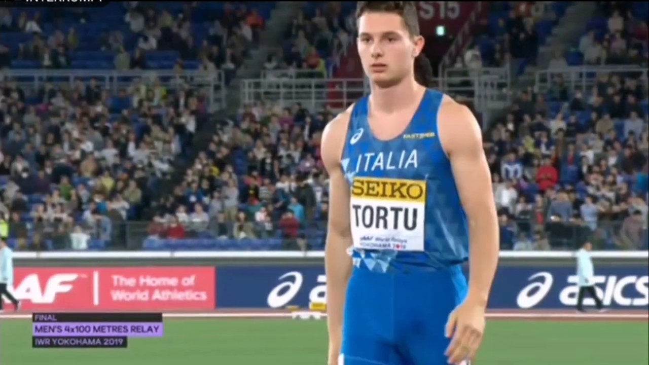 Finale 4x100 uomini staffette Yokohama