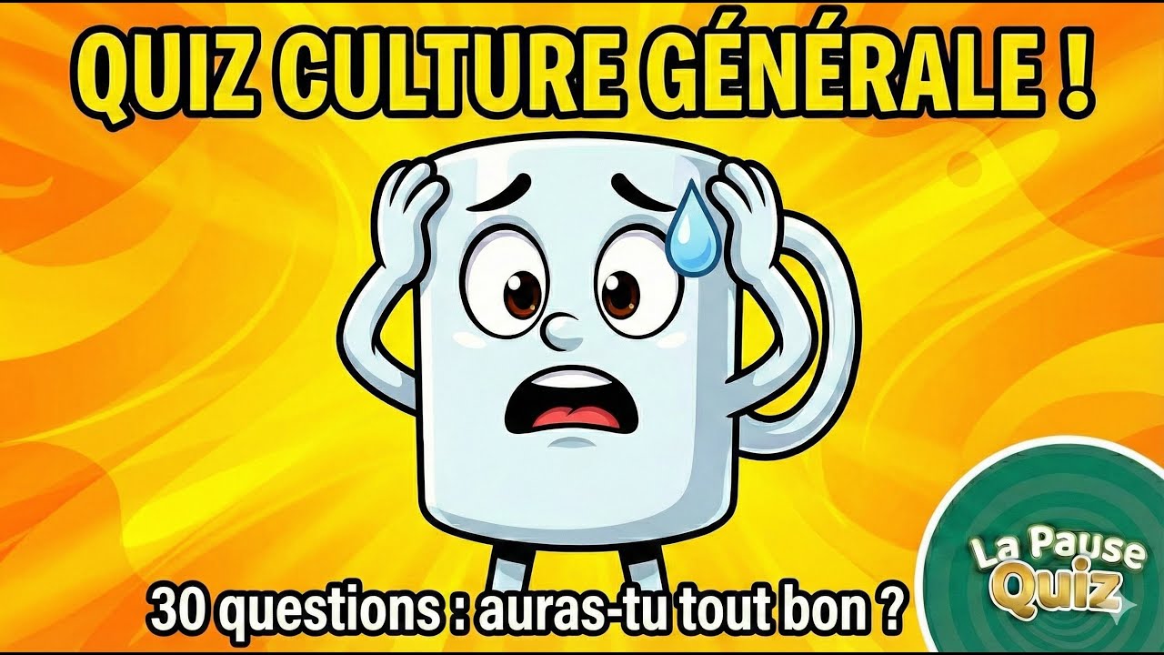 Culture G : Le grand test de connaissances variées 🎨