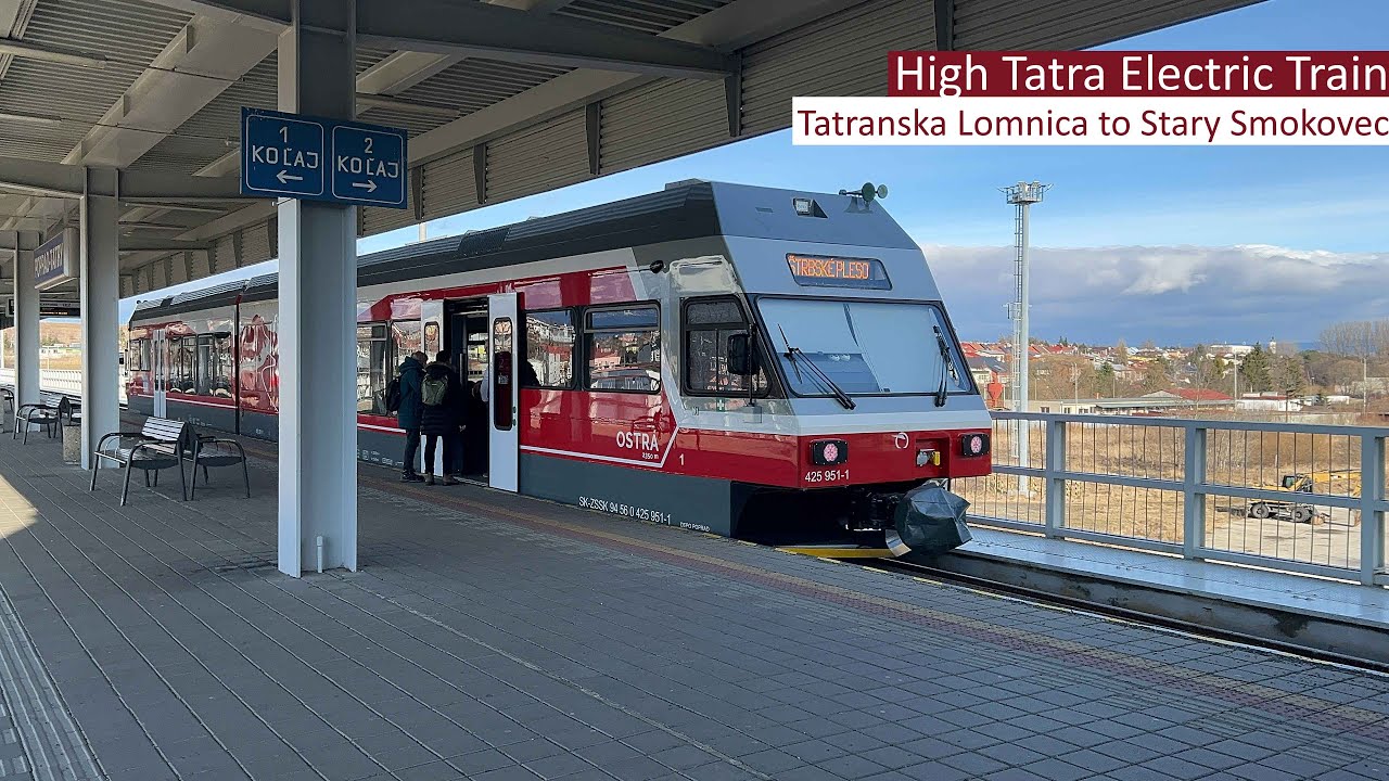TRIP REPORT | Onboard Modern High Tatra Electric Train to Poprad Tatry