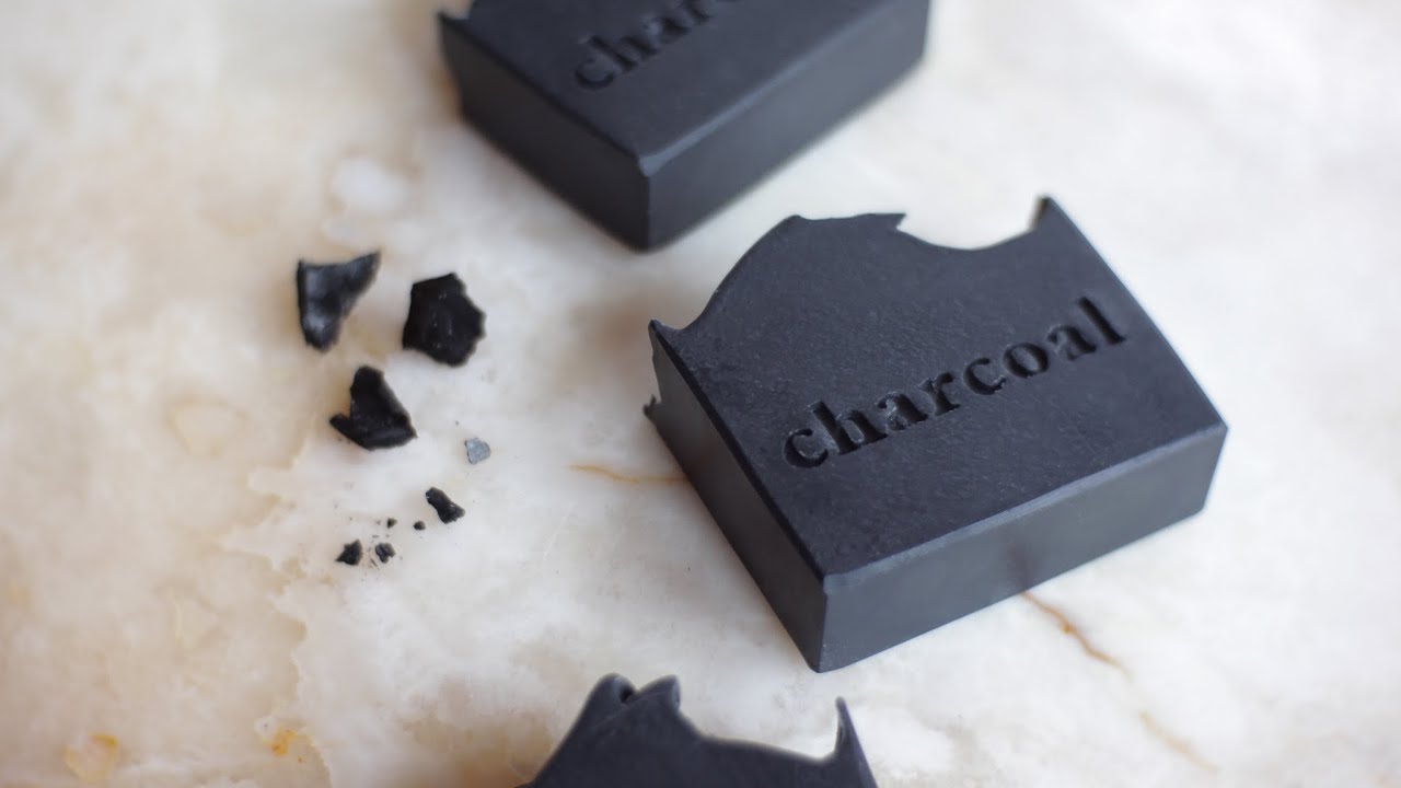 Activated charcoal soap recipe with tea tree and rosemary