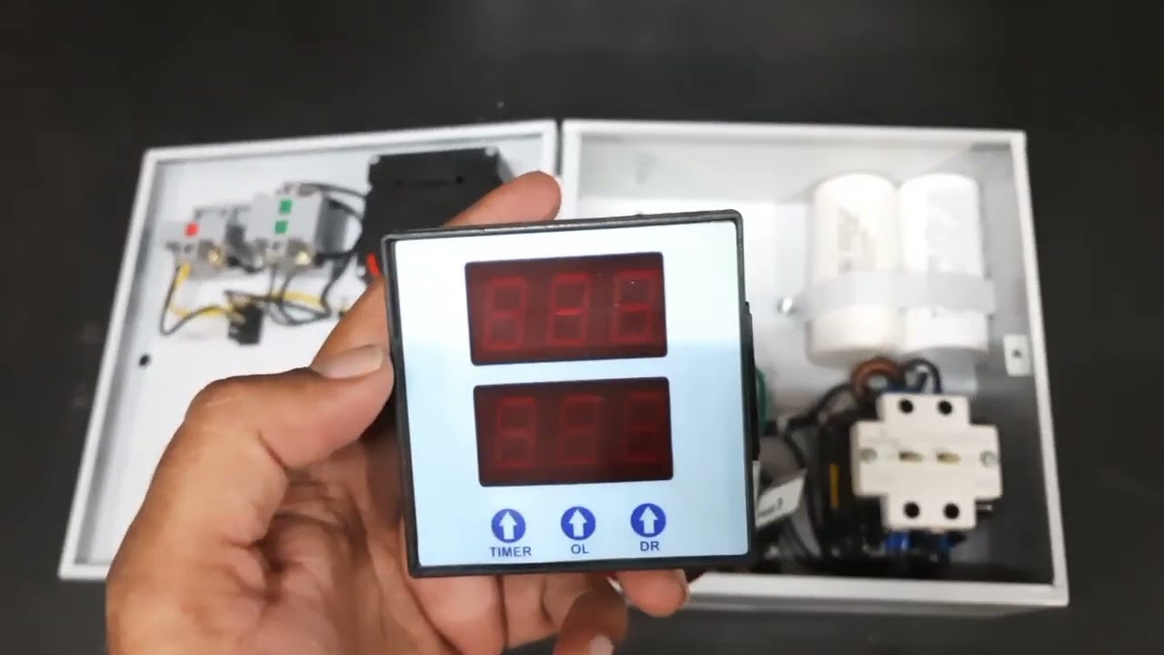 Installation of Single Phase Motor Protection Digital Meter | Eco