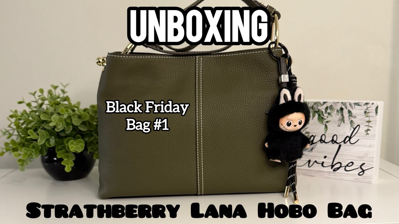 Unboxing Strathberry Lana Hobo Bag - Black Friday Sale