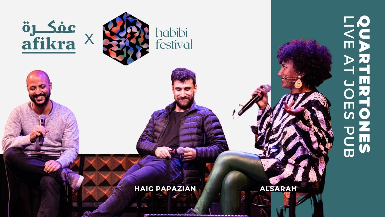 Alsarah & Haig Papazian at Habibi Festival 2021 | Quartertones Live at Joe's Pub