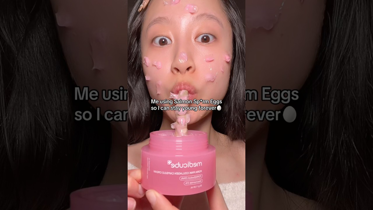 HAS SKINTOK GONE TOO FAR? 😳NEW PDRN Pink Collagen Capsule Cream from @medicube_global_official 💗