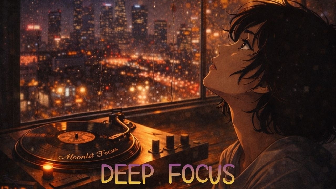 Deep Focus Lofi ☕ Coding & Study Beats | Night City Mix (60 MIN)