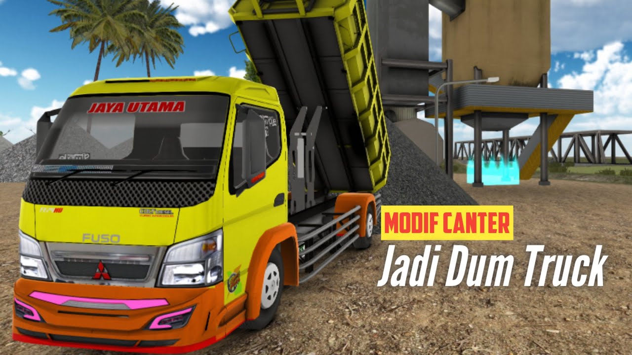 Bangun Rumah Warga! Angkut Semen & Koral Pakai Truck Canter 🤙🏻🤙🏻 | Es Truck Simulator Id