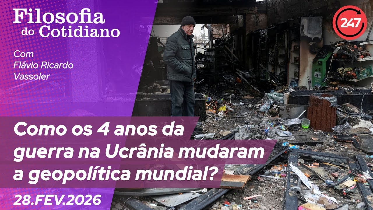 Filosofia do cotidiano (2 anos): Como os 4 anos da guerra na Ucrânia mudaram a geopolítica mundial?