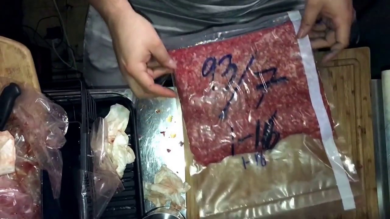 Zaycon fresh 93/7 and 80/20 hamburger meat and vacuum sealing