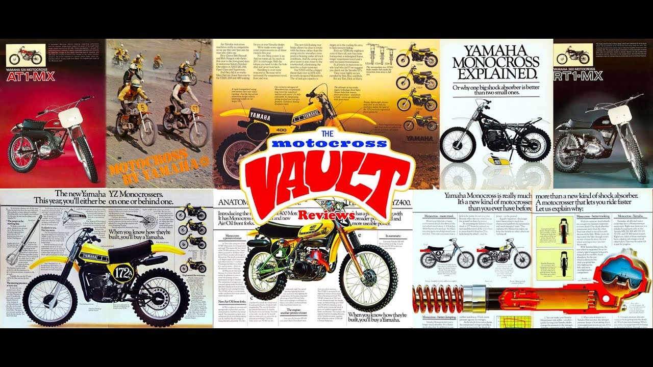 Реклама Yamaha для мотокросса 1970-х годов | Архив винтажных промо-акций YZ и MX