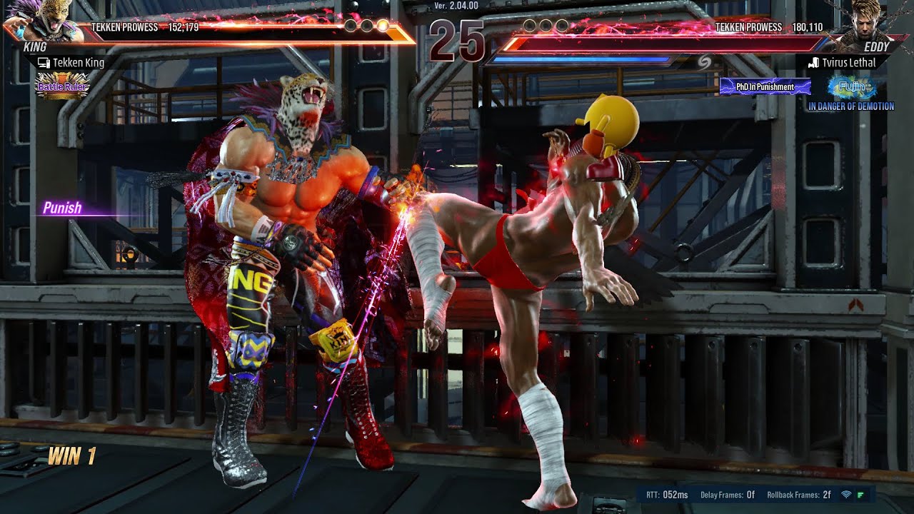 Fighting a Crazy Eddy Player with King - Tekken 8