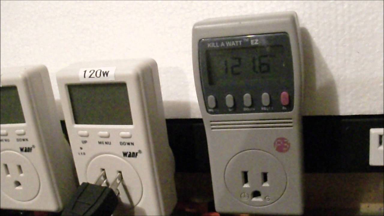 Kill-a-Watt and WANF Power Meter Test