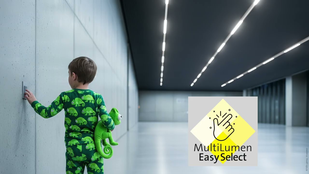 LINEDO 50 met MES - MultiLumen Easy Select | De lichtlijn voor industrie & logistiek