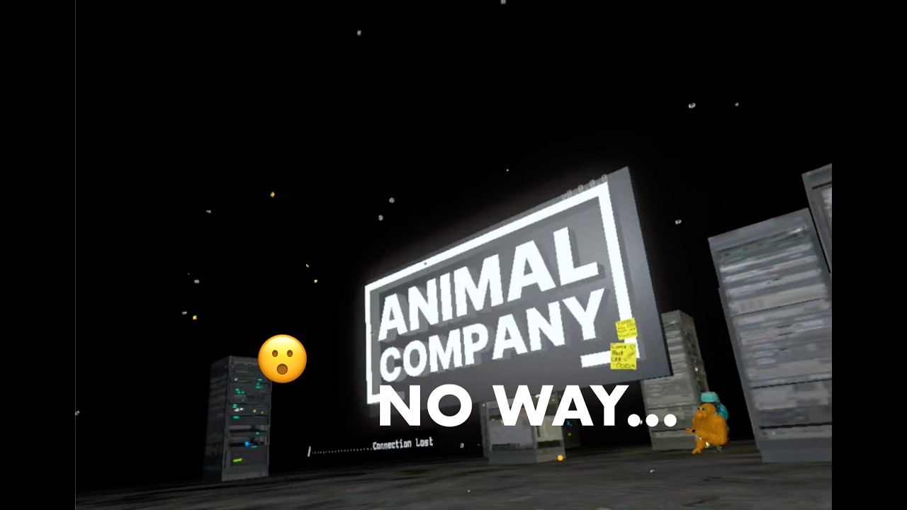 We actually finished the brain room... with our friend (Animal Company)