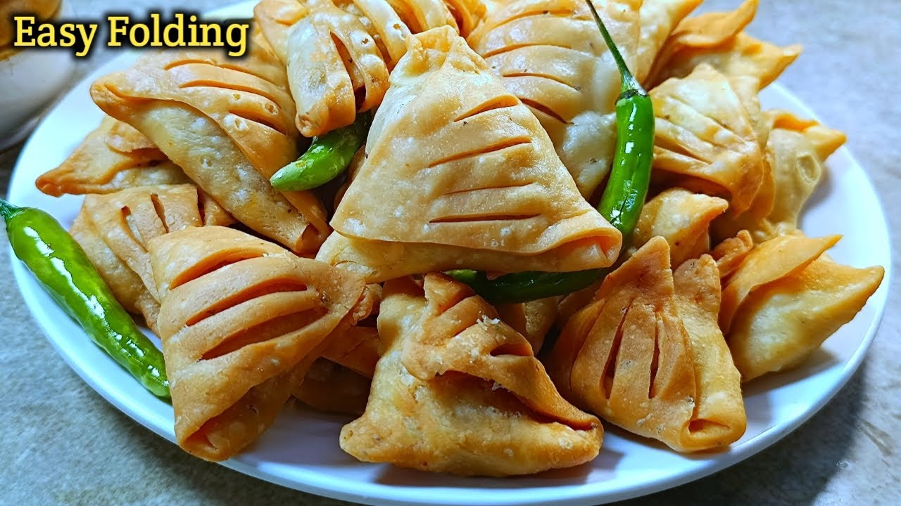 குறைந்த நேரத்துல நிறைய சமோசா செய்யலாம்! New Tricks எண்ணெய் குடிக்காத டீ கடை உருளைக்கிழங்கு சமோசா!! 