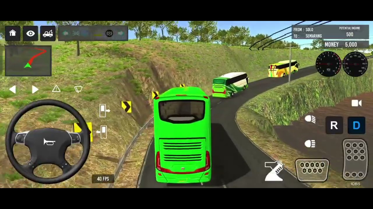 BUS SIMULATOR INDONESIA/♥/[bus simulator Indonesia]|| euro coach bus simulator | 💝👌#simulator #2025