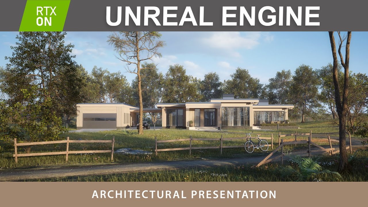 Private House Presentation / Summer Meadow / UE4
